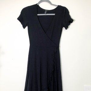 Black Wrap Dress
